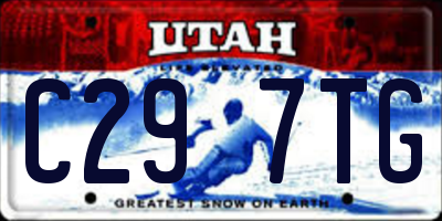 UT license plate C297TG