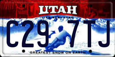 UT license plate C297TJ