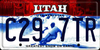 UT license plate C297TR