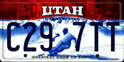 UT license plate C297TT