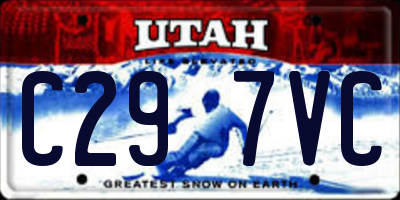 UT license plate C297VC