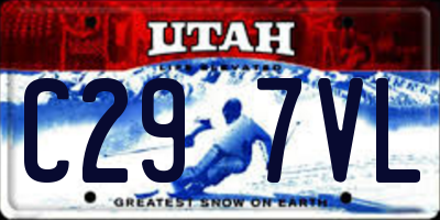 UT license plate C297VL