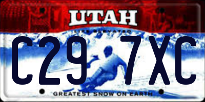 UT license plate C297XC