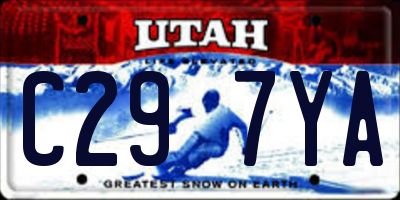 UT license plate C297YA