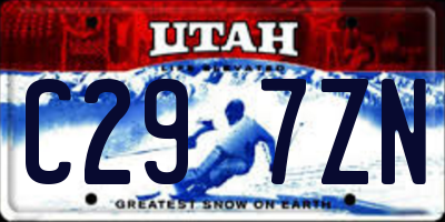 UT license plate C297ZN