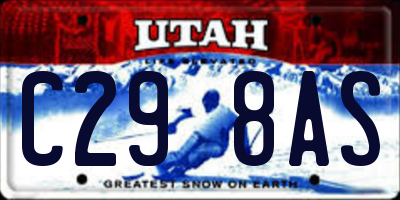 UT license plate C298AS