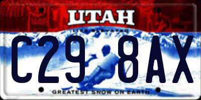 UT license plate C298AX