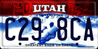 UT license plate C298CA