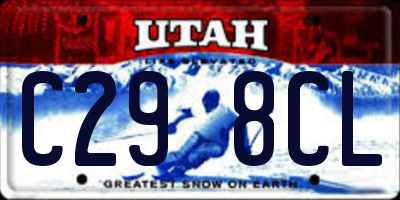 UT license plate C298CL
