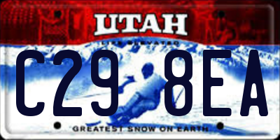 UT license plate C298EA