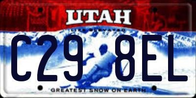 UT license plate C298EL