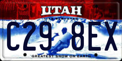 UT license plate C298EX