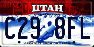 UT license plate C298FL