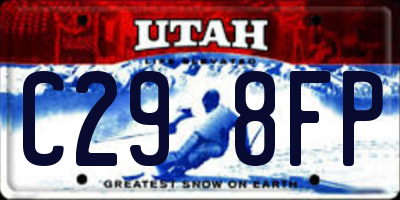 UT license plate C298FP