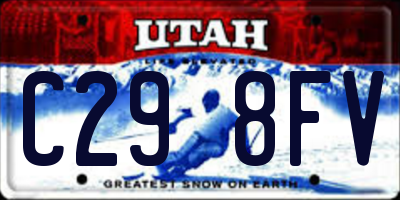 UT license plate C298FV