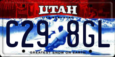 UT license plate C298GL