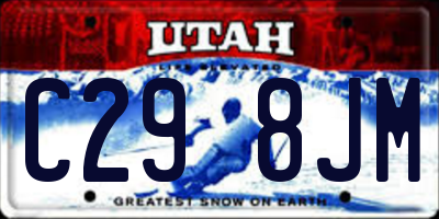 UT license plate C298JM