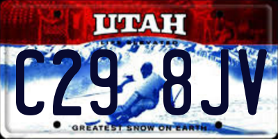 UT license plate C298JV