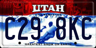 UT license plate C298KC