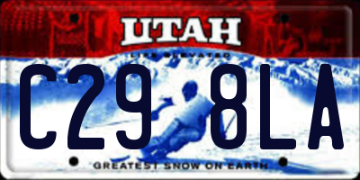 UT license plate C298LA