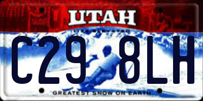 UT license plate C298LH