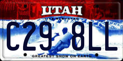 UT license plate C298LL