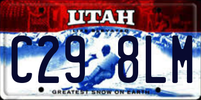 UT license plate C298LM