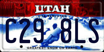 UT license plate C298LS