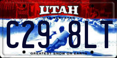 UT license plate C298LT