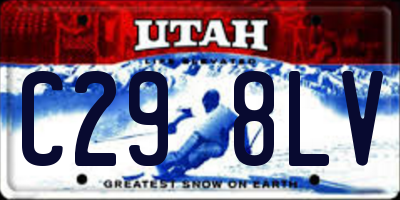 UT license plate C298LV