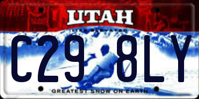 UT license plate C298LY