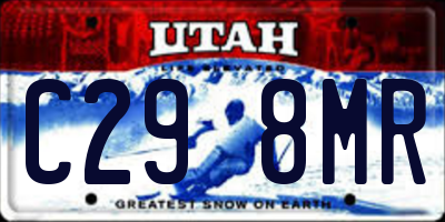 UT license plate C298MR