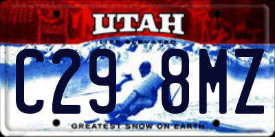 UT license plate C298MZ