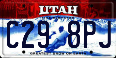 UT license plate C298PJ