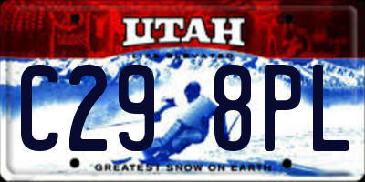 UT license plate C298PL