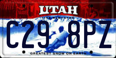 UT license plate C298PZ