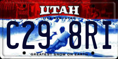 UT license plate C298RI