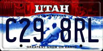 UT license plate C298RL
