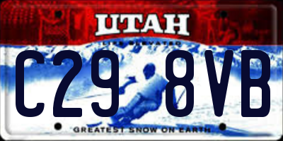 UT license plate C298VB