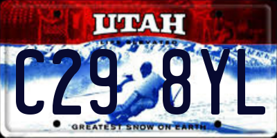 UT license plate C298YL