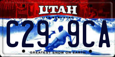 UT license plate C299CA