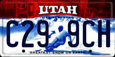 UT license plate C299CH