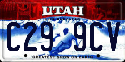 UT license plate C299CV