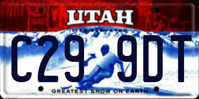 UT license plate C299DT