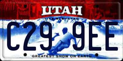 UT license plate C299EE