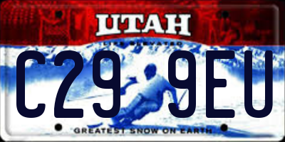 UT license plate C299EU