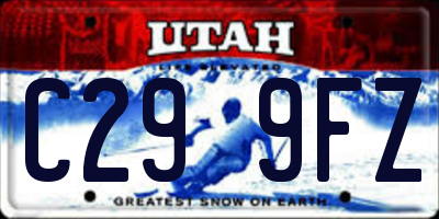 UT license plate C299FZ