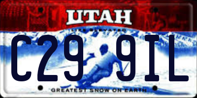 UT license plate C299IL