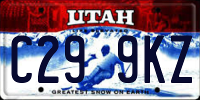 UT license plate C299KZ