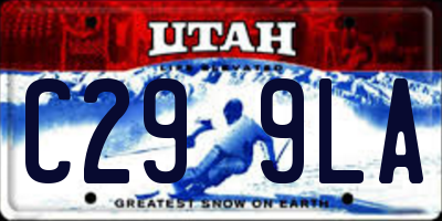 UT license plate C299LA